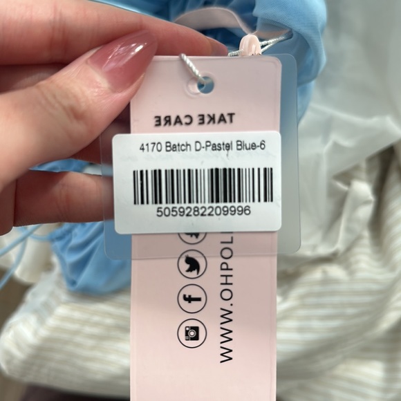 NWT OhPolly Dress - Pastel Blue - Picture 7 of 7